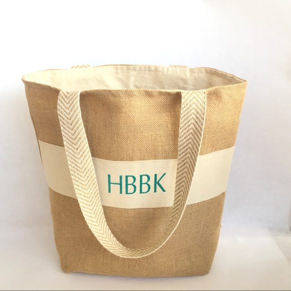 The Nantucket Tote Natural with Teal - Picture 4 of 7